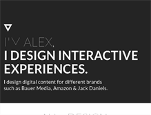 Tablet Screenshot of alexcreates.net
